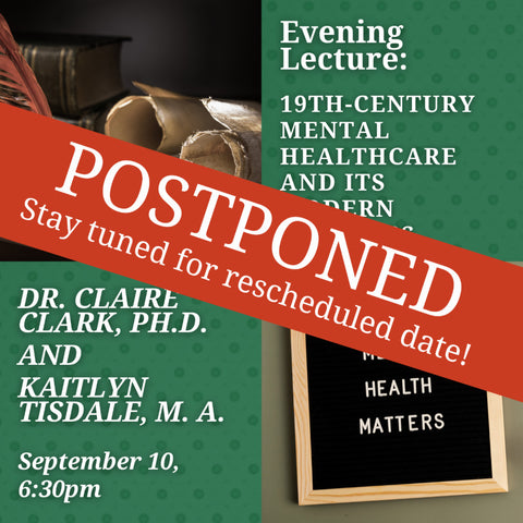 *Postponed* 19th Century Mental Health Care and Its Modern Progress