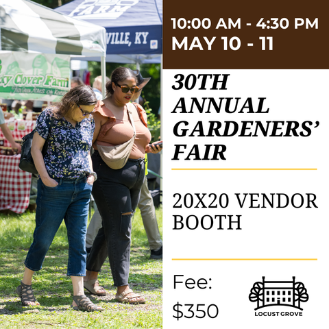 20x20 2025 Gardeners' Fair Vendor Booth